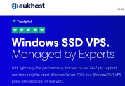 英国VPS服务商 eUKhost Windows VPS